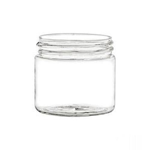 2 Oz Single Wall Clear Jar with Black Lid 25 Count