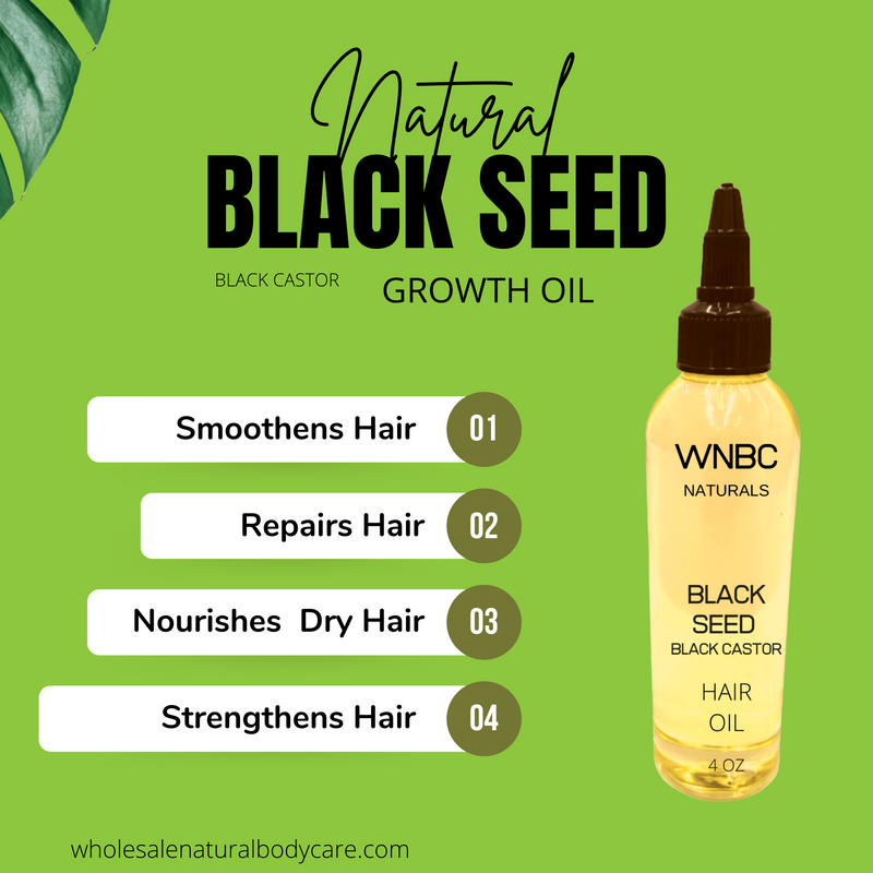 Black Seed + Black Castor Oil &  Vitamin E Hair Oil