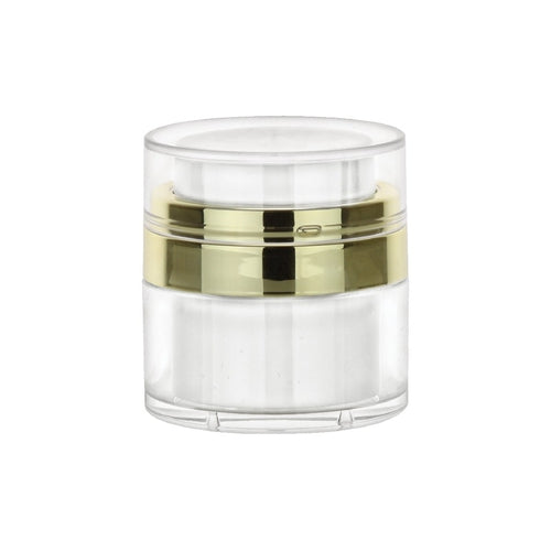 Gold - Acrylic Jar & Lid 30 ML