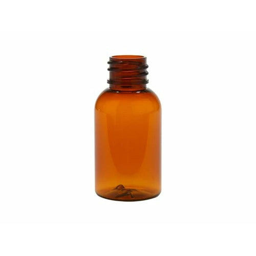 1 Oz Lt Amber Boston Round Bottle 20/410