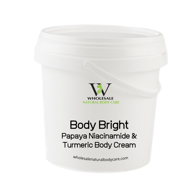 Body Bright Papaya, Niacinamide & Turmeric Body Cream Private Label Ready