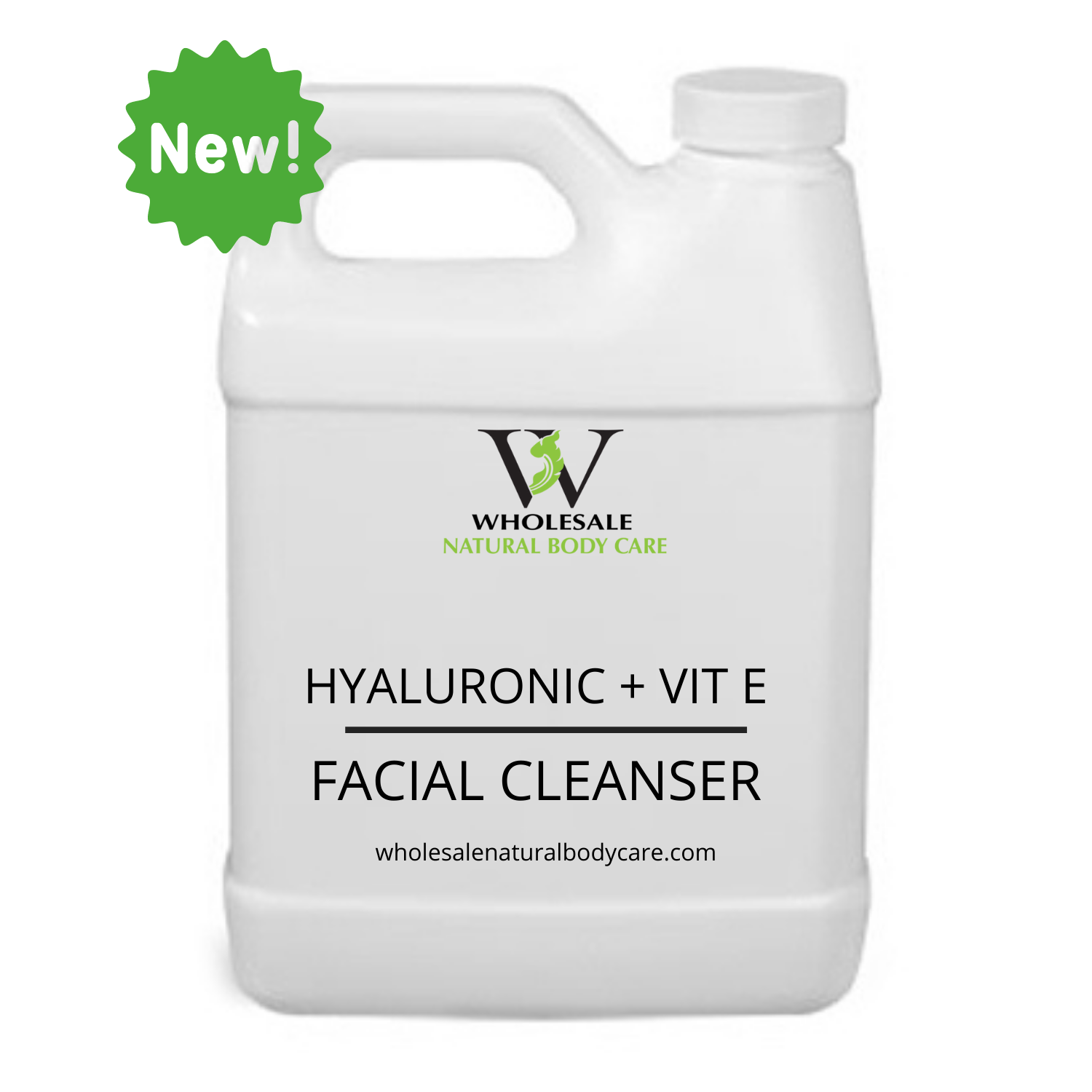 Hyaluronic & Vitamin E Facial Cleanser Wholesale Natural Body Care